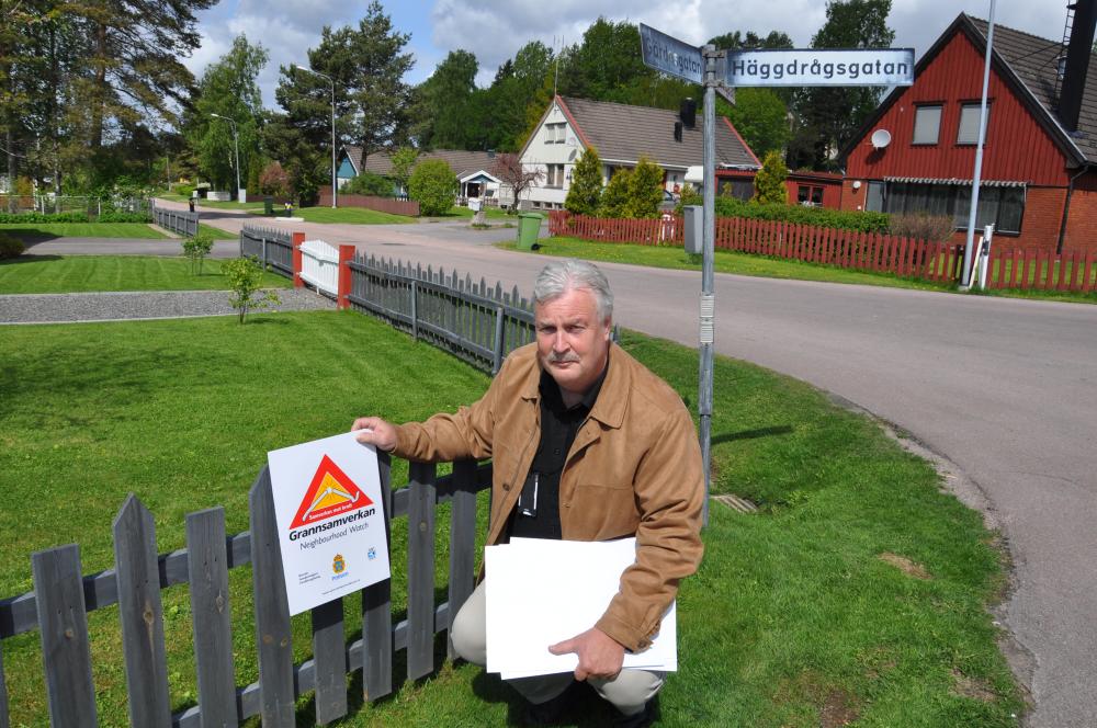 Pensionerade polismannen Björn Rosell ansvarar för nystarten av grannsamverkansarbetet i Storfors.