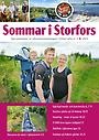 Förstasidan sommartisning för Storfors kommun ett par vandrar