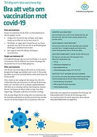 Länk till PDF om vaccination mot covid-19