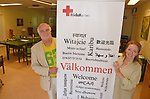 Röda Korsets ordförande, Vidar Sandell, är glad över organisationens rekrytering av NMijke van Ratingen.